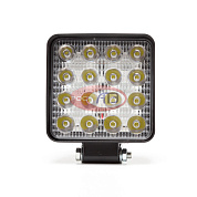 AE48S-16LED-28PC Фара светод. доп. квадратная, рассеив. свет, 16 д., 48W, (110х28х140) SLIM 12/24V